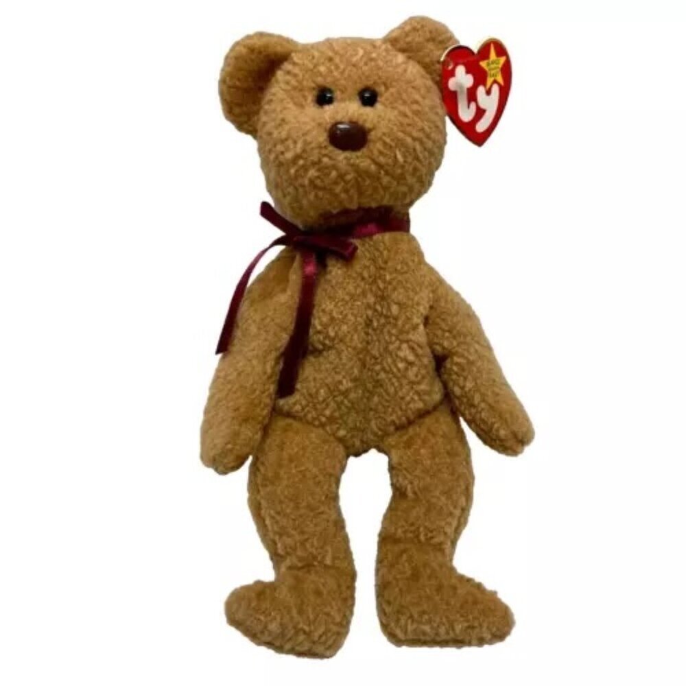 Ty Beanie Babies Curly The Bear Plush Toy - 4052